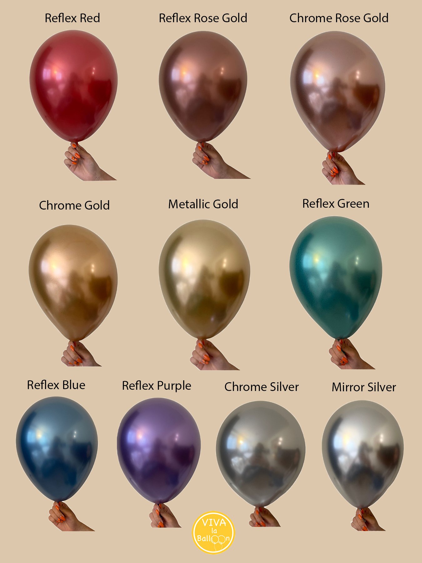 Chrome Colours Viva La Balloon Delivery In Toronto